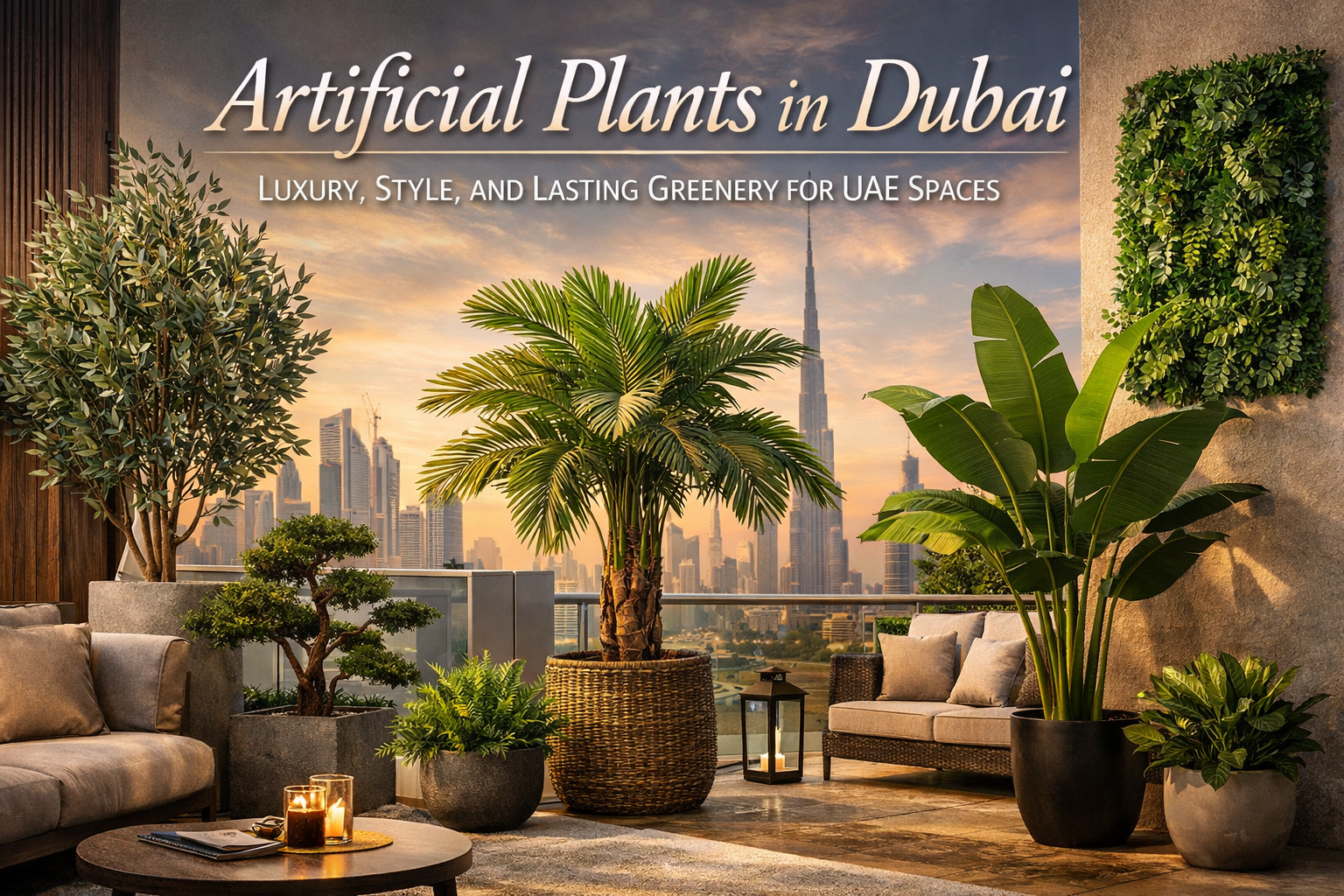Artificial Plants Dubai | Luxury Indoor & Outdoor Artificial Plants UAE