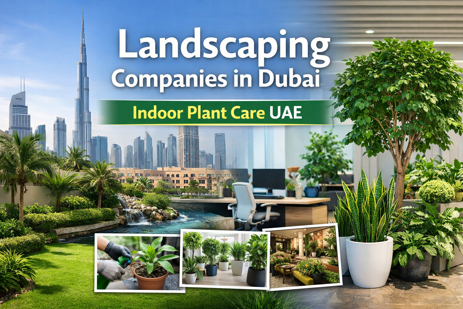 Landscaping  Companies in Dubai | Indoor Plant Care UAE
