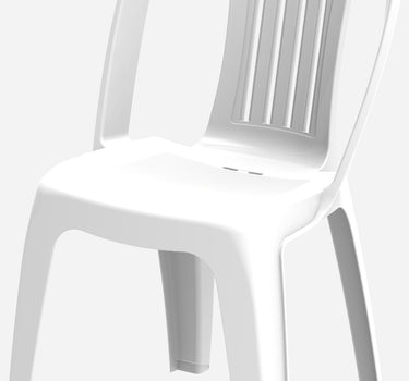 White Chair Armless