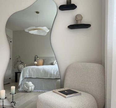 مرآة ملاك بدون إطار (120 × 80 سم)